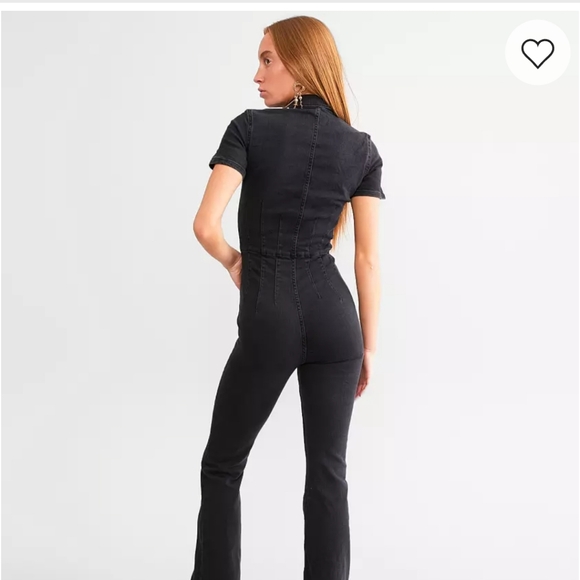 We The Free Jayde Flare Jumpsuit In Black NWT
